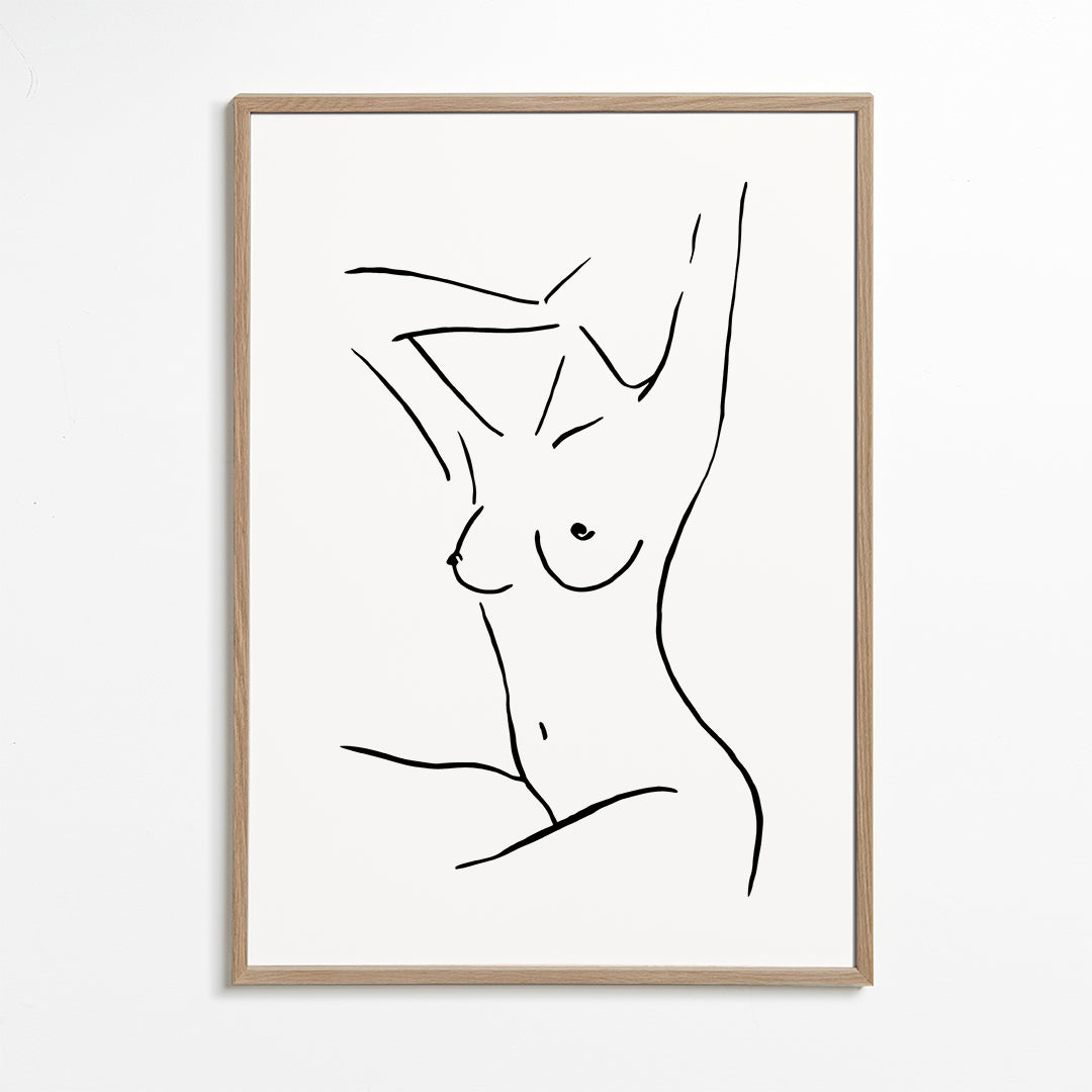 Body Sketch N 4 Black & White