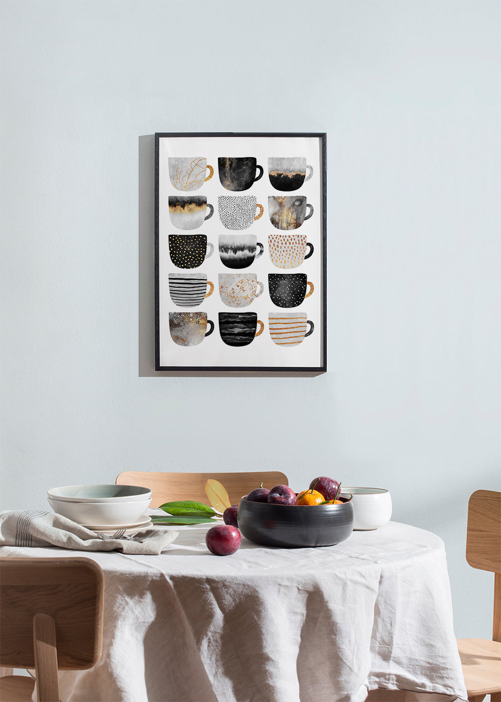 Pretty coffee cups