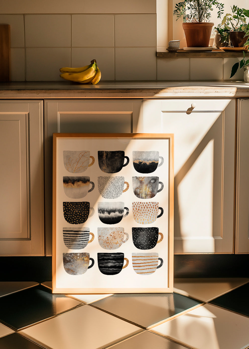 Pretty coffee cups