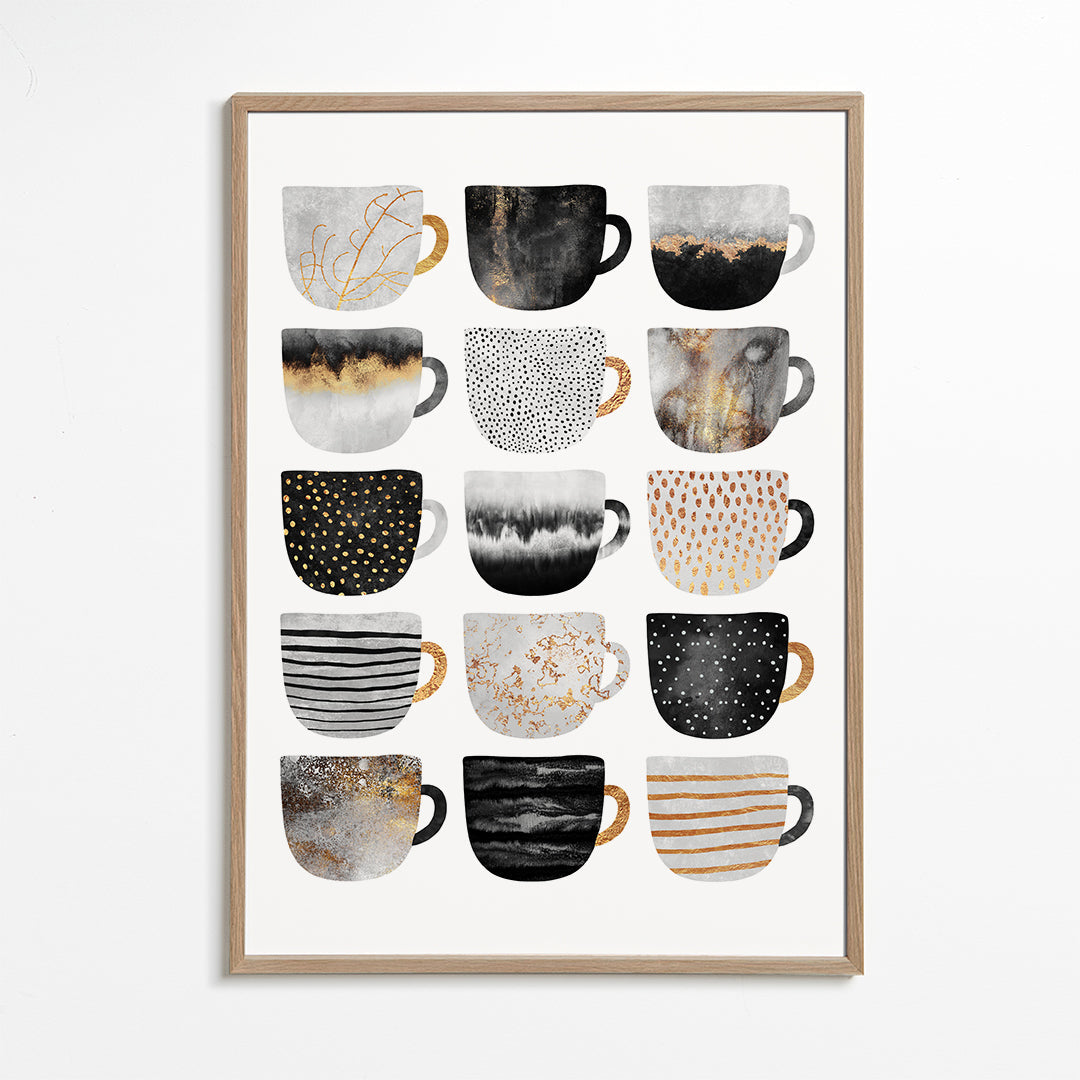 Pretty coffee cups