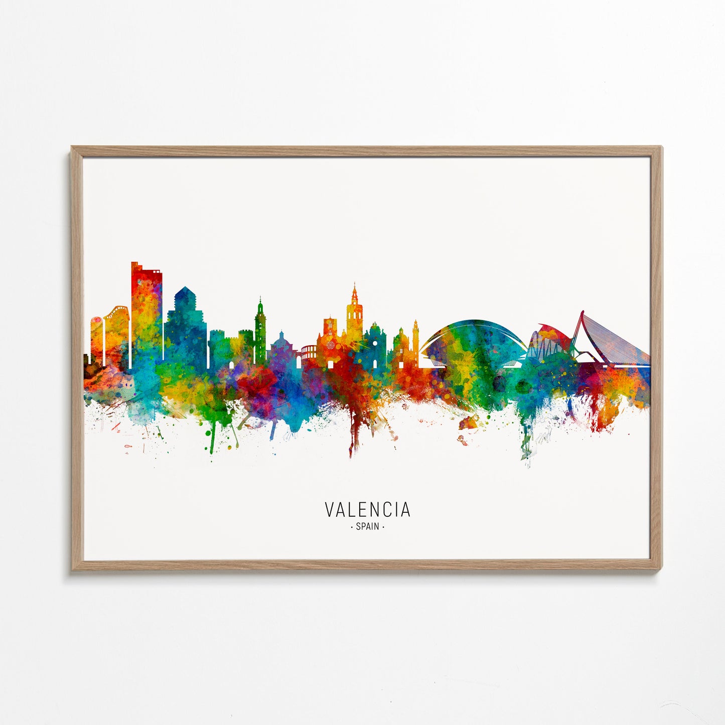 Valencia Skyline multicolor
