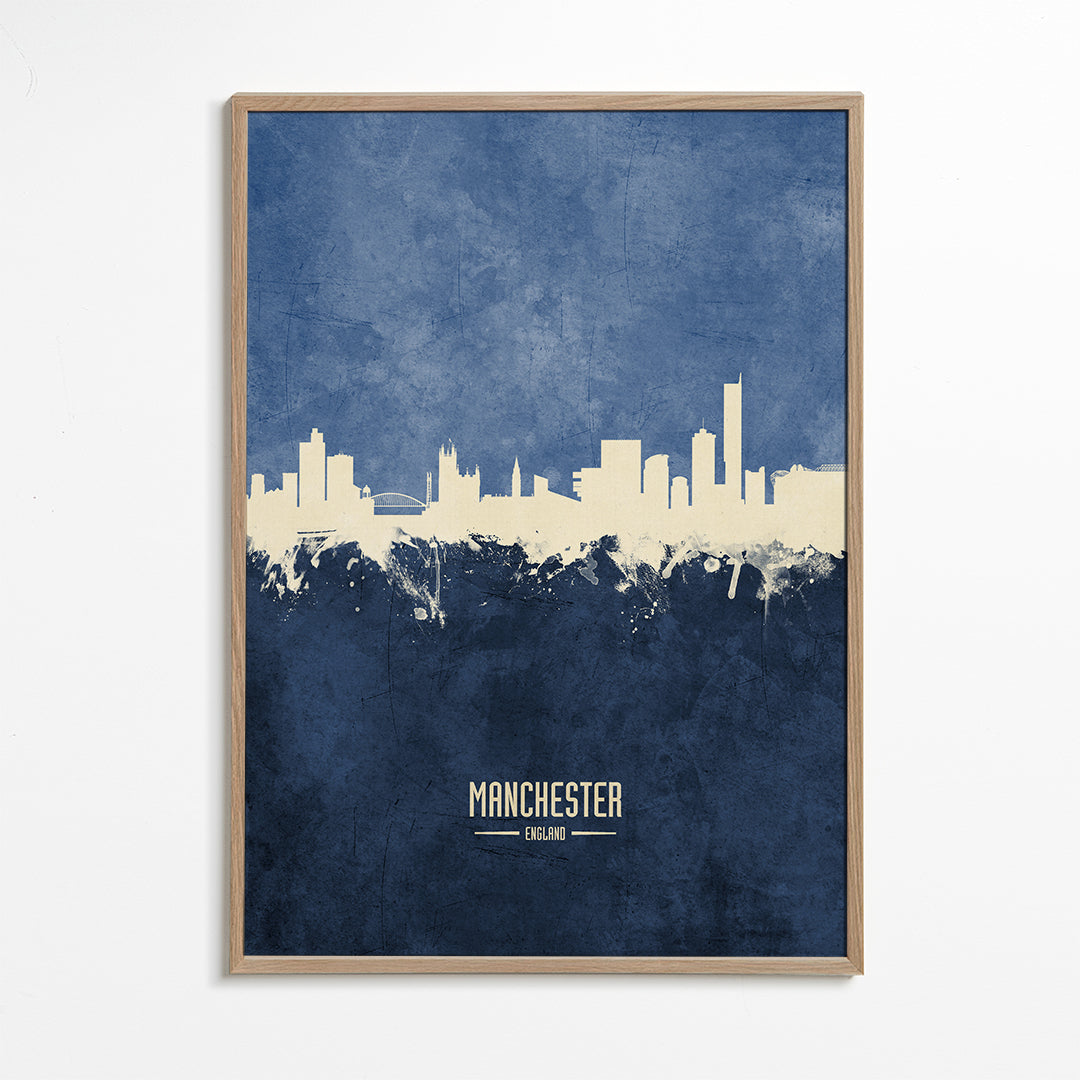 Manchester Skyline Azul