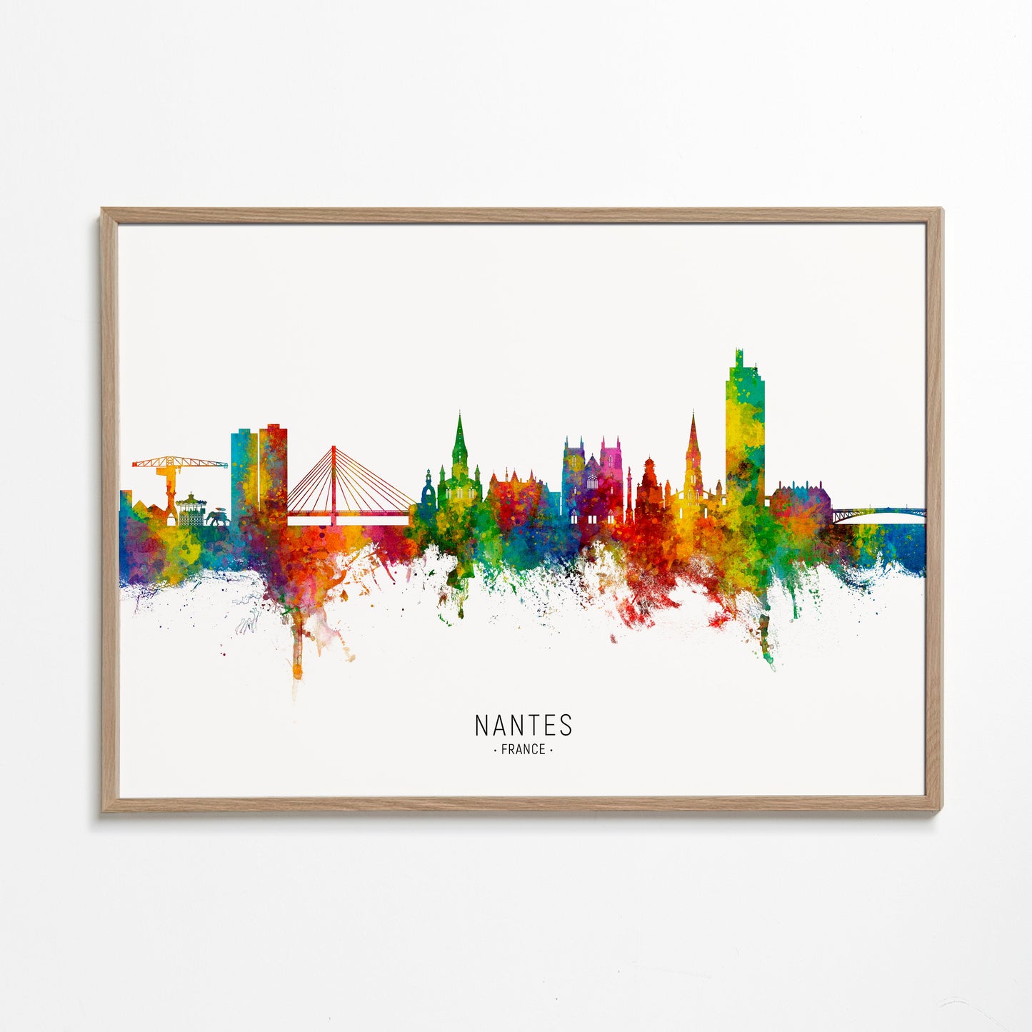 Nantes Skyline multicolor