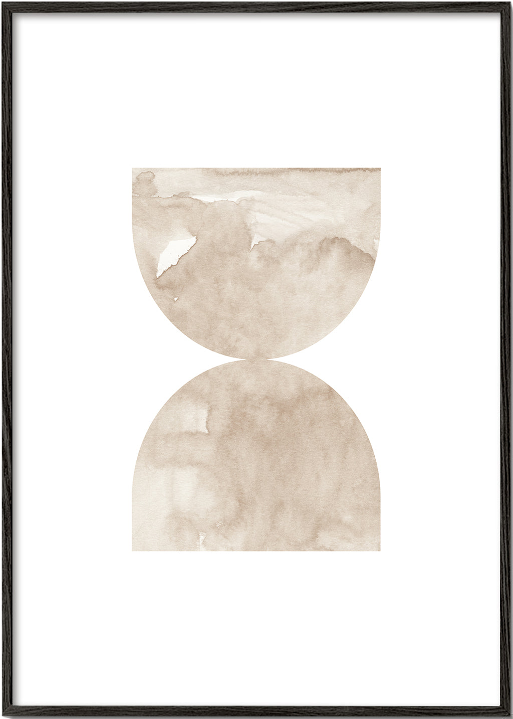Watercolor shapes Nº8 - beige tones