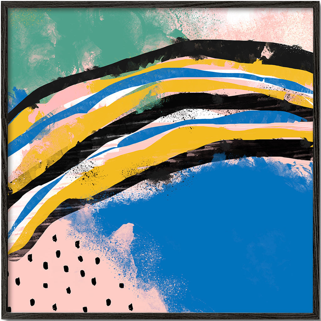 Abstract Mediterranean Beach Cuadradas 2