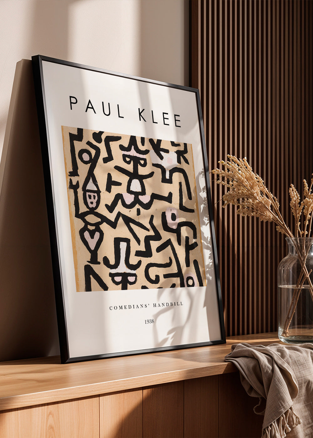 Comedians' Handbill Exhibition White - Paul Klee