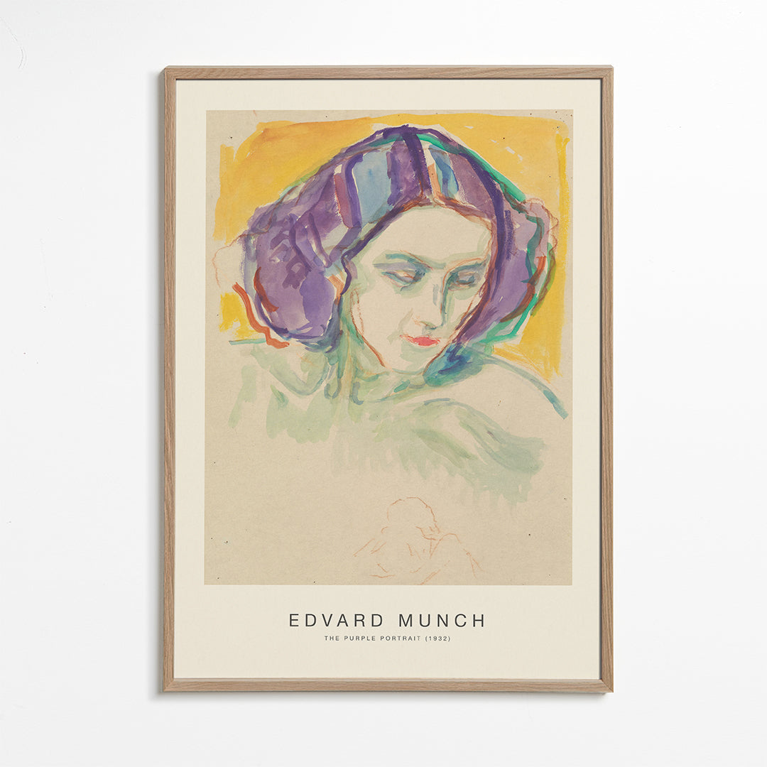 The Purple Portrait (Special Edition) - Edvard Munch