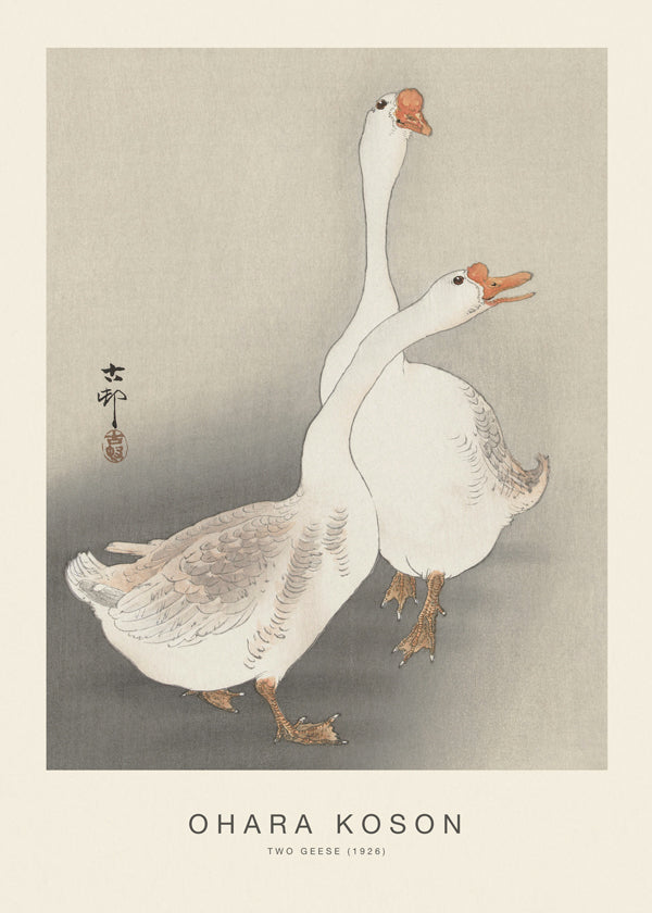Two Geese (Special Edition) - Ohara Koson