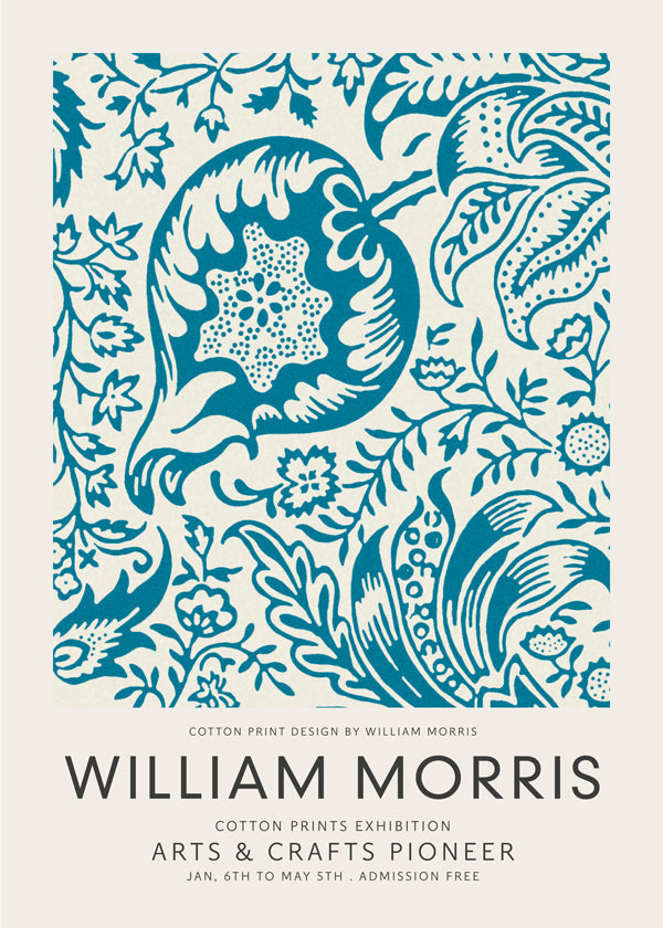 William Morris light Indian pattern