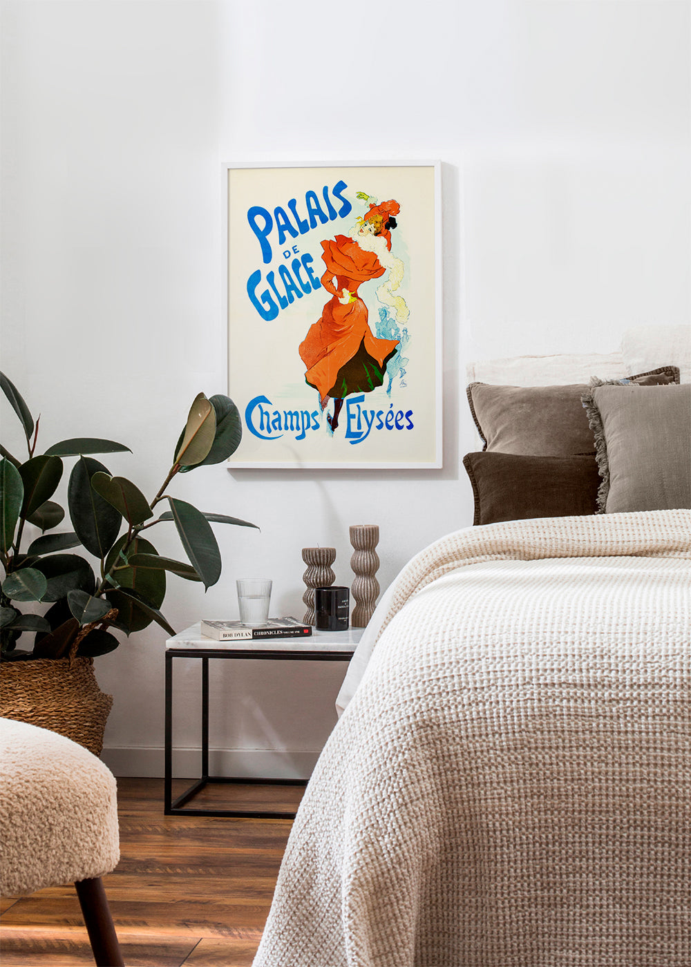 Vintage poster for the Palais de Glace ice skating rink, Champs-Elysees, Paris