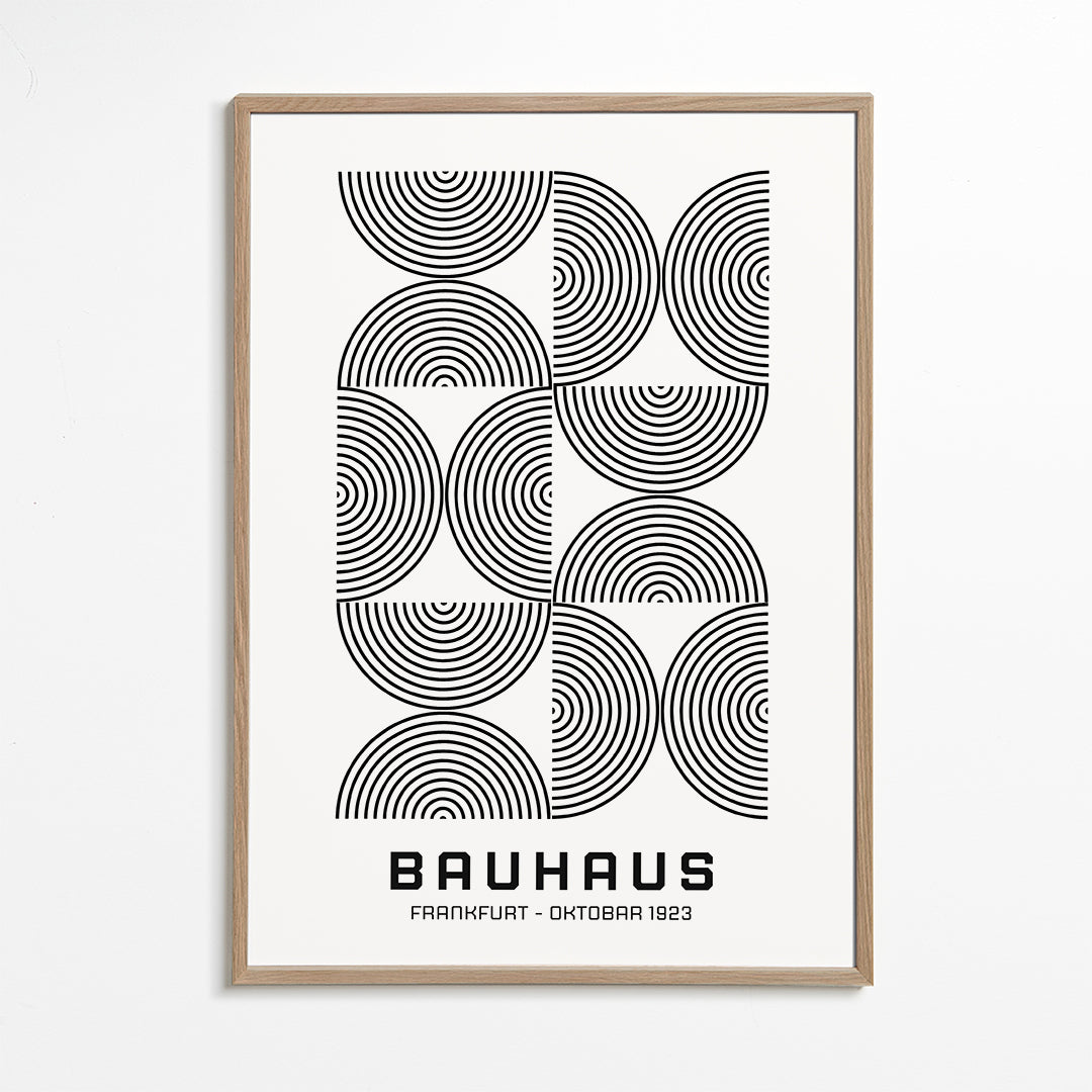 Bauhaus Black and White Exhibition Poster 1923