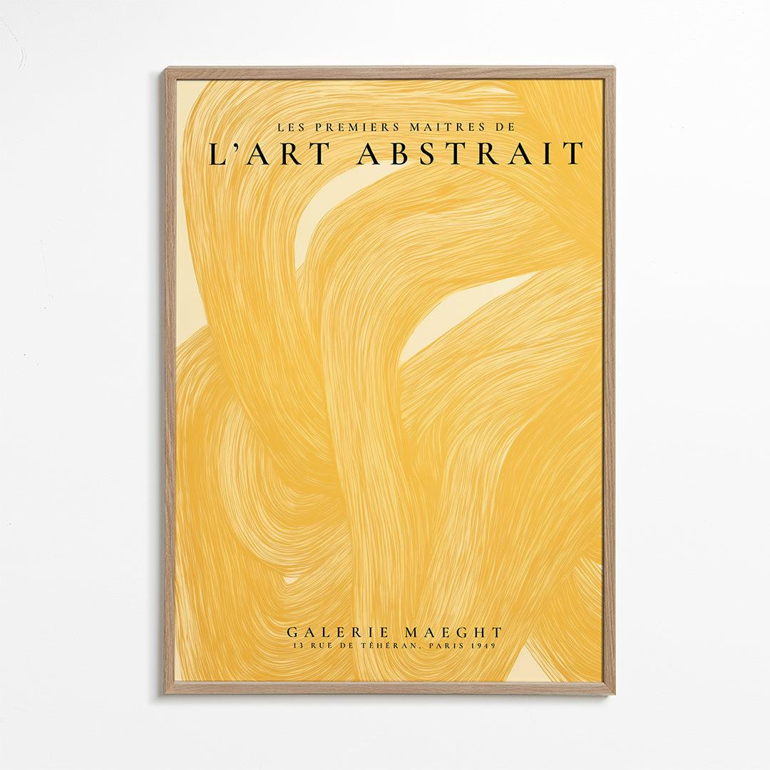 L’Art Abstrait, La Galerie Maeght Exhibition Poster