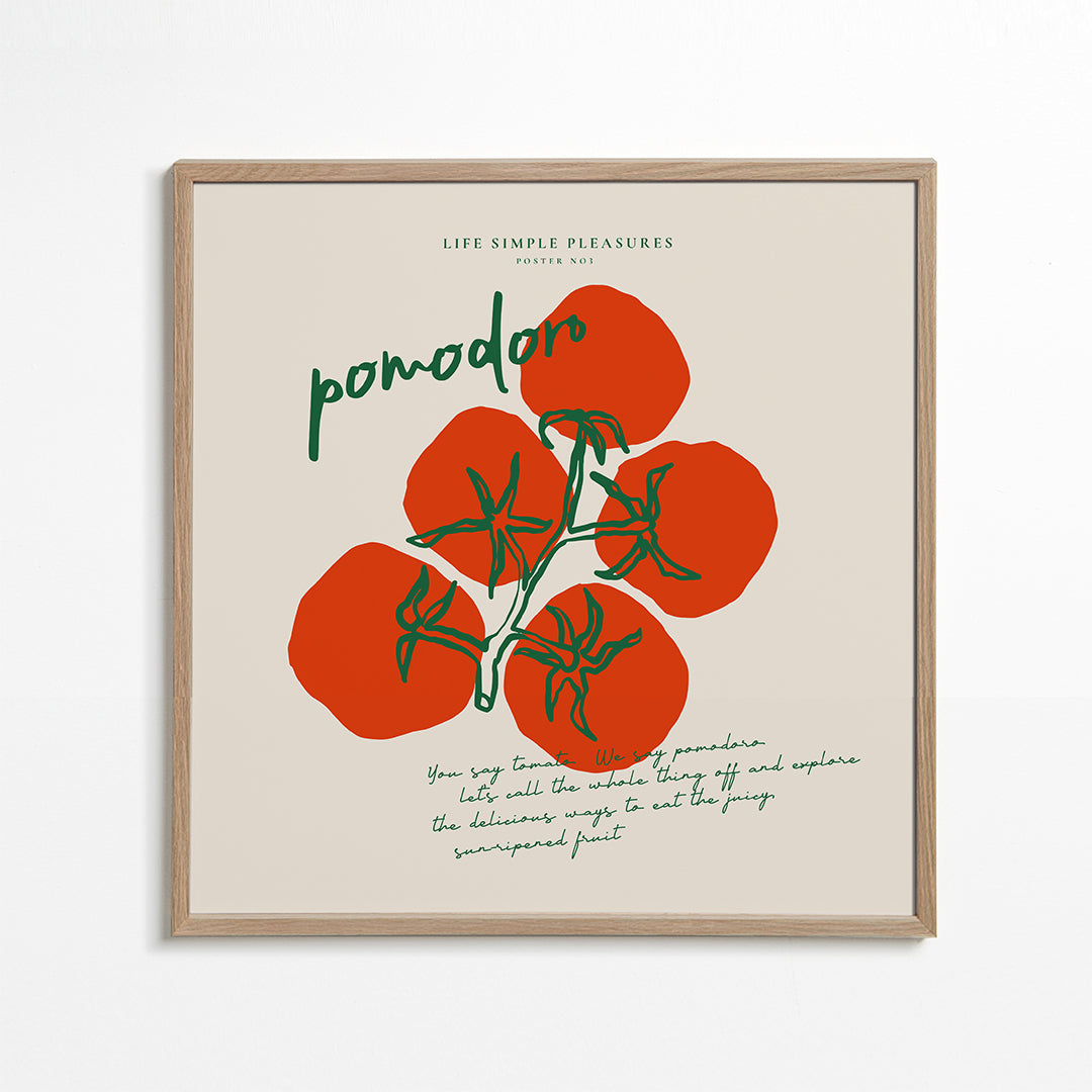 Life Simple simple pleasures - Pomodoro - SQUARE