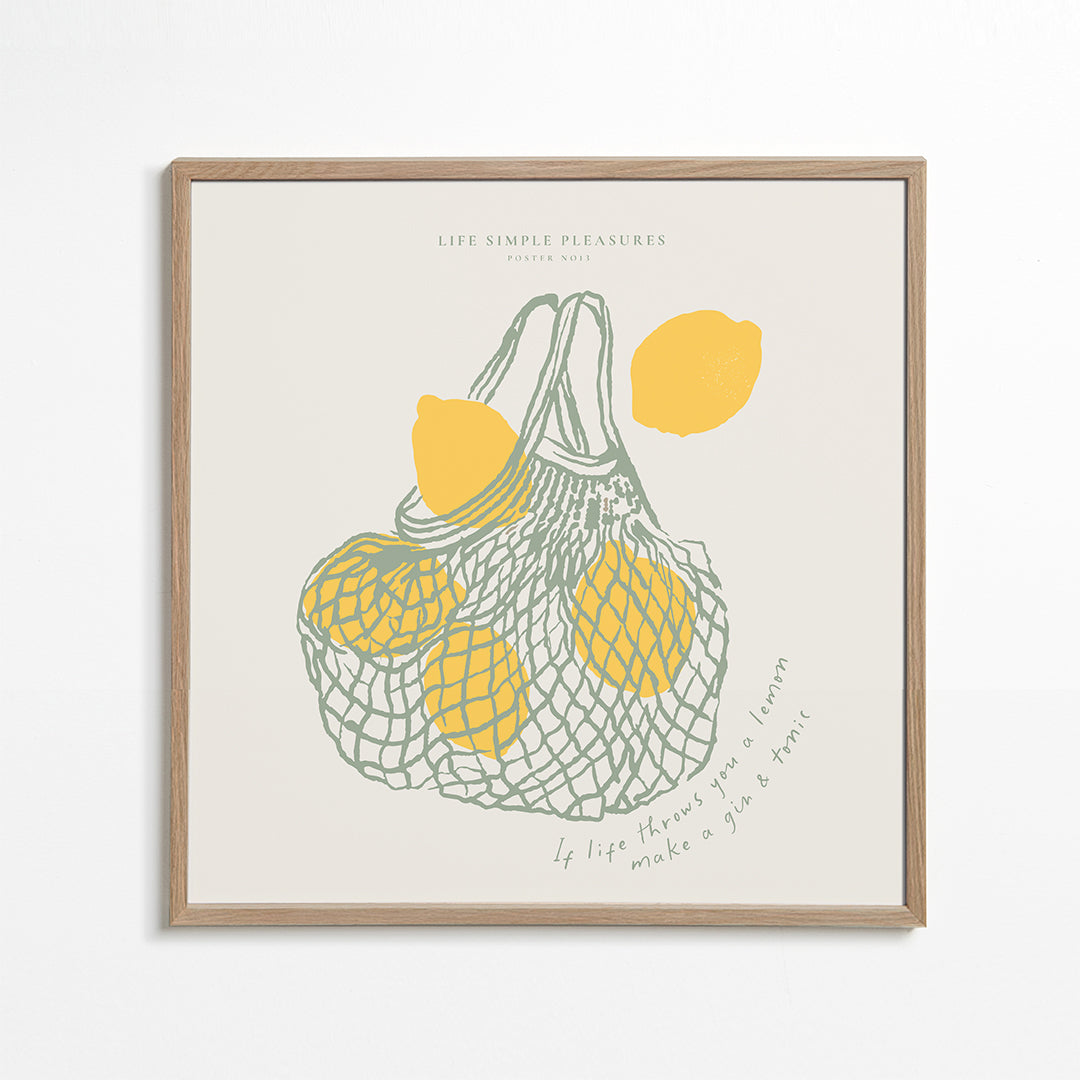 Life Simple simple pleasures - Make Gin & Tonic - SQUARE