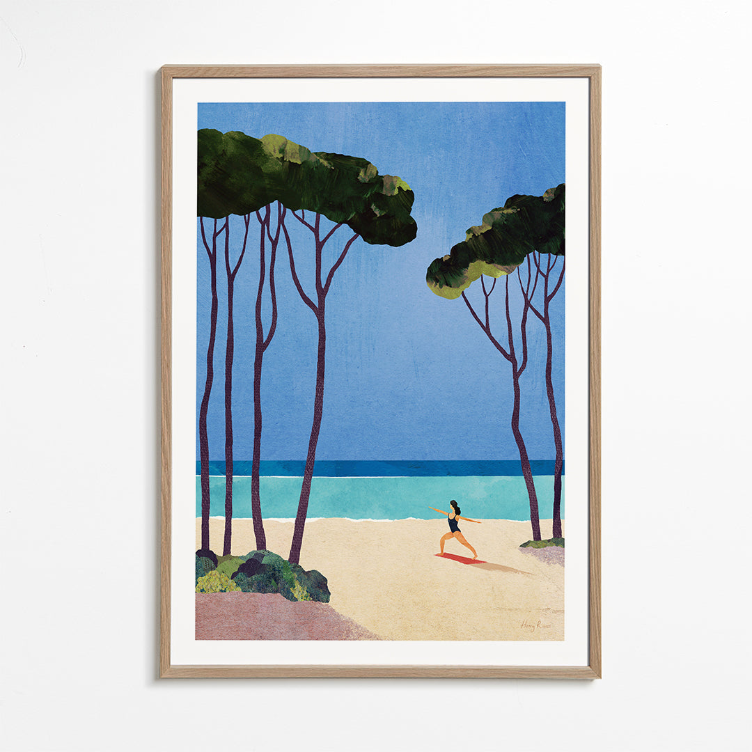 Arte paesaggistica Beach yoga