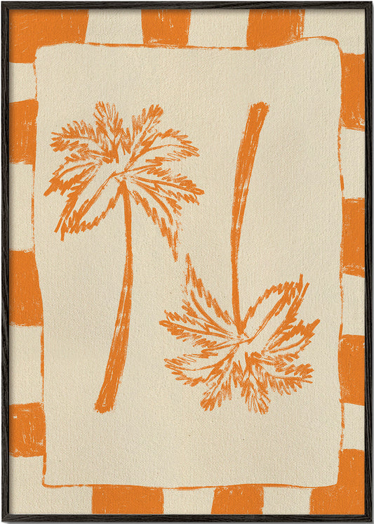 Ilustración Palm paradise – Orange_bf