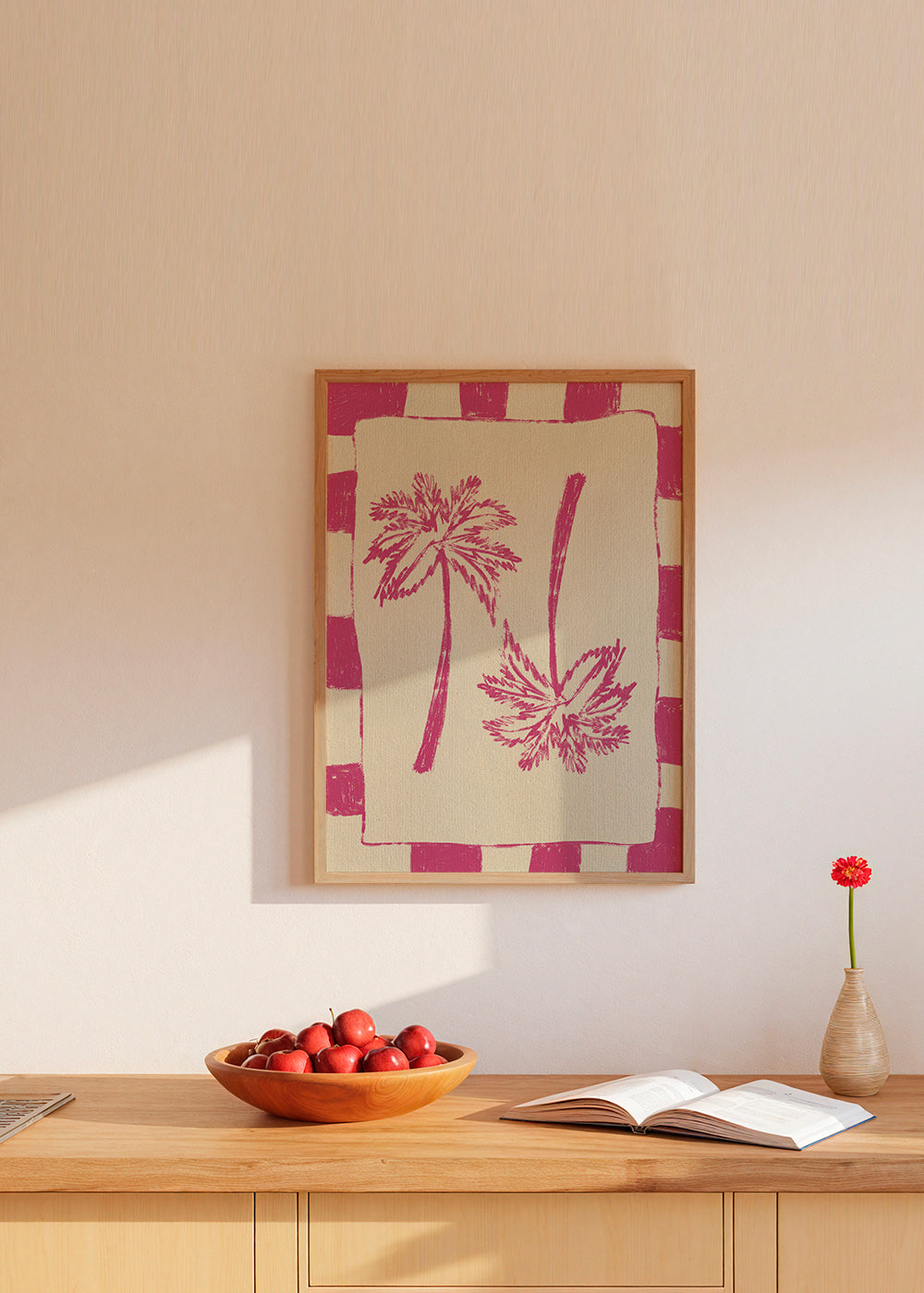 Ilustración Palm paradise – Pink_product1