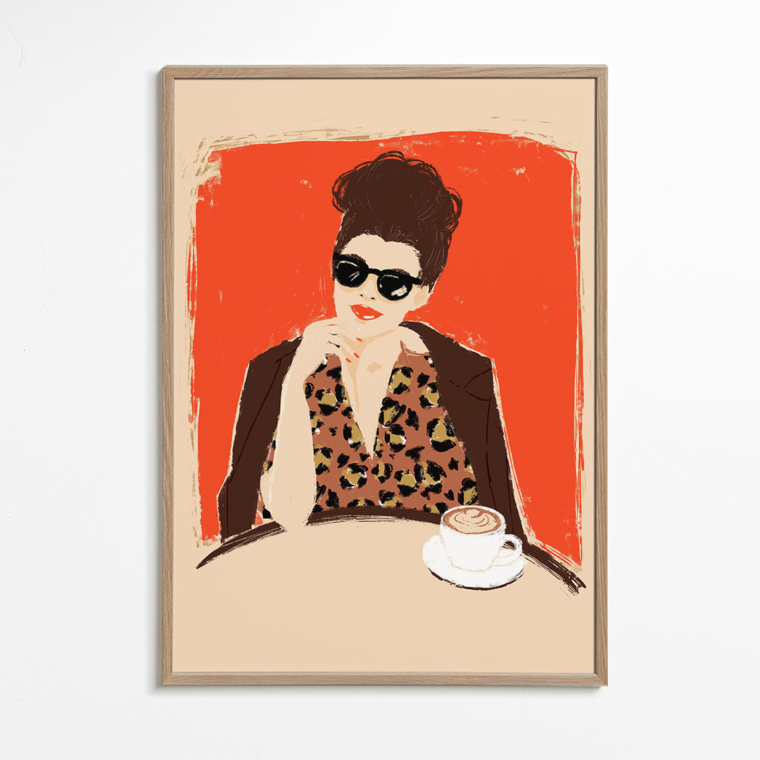 Illustrazione At the Café