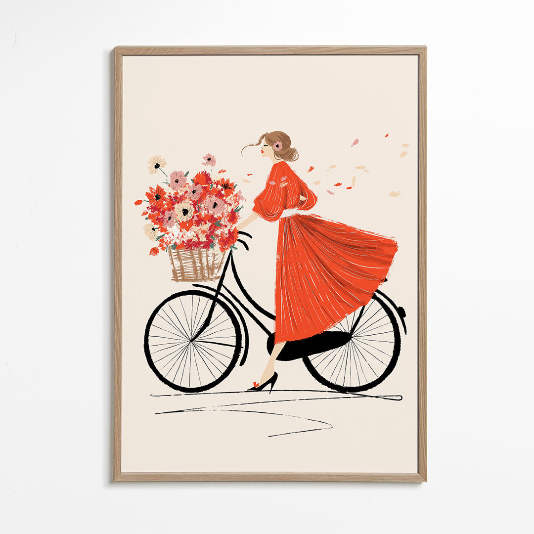 Illustrazione À bicyclette