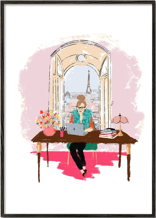 Ilustración Home office_bf