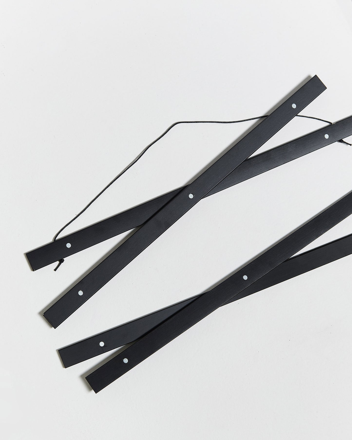 Stecche per poster di legno e colore nero da 70cm