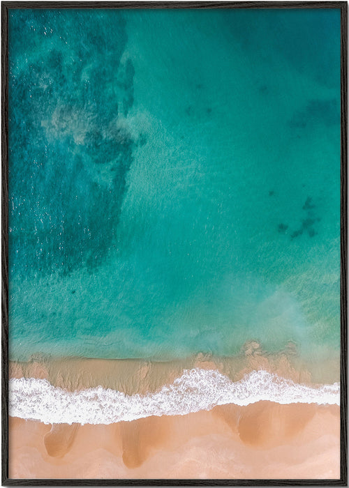 Arte paesaggistica: veduta aerea della spiaggia