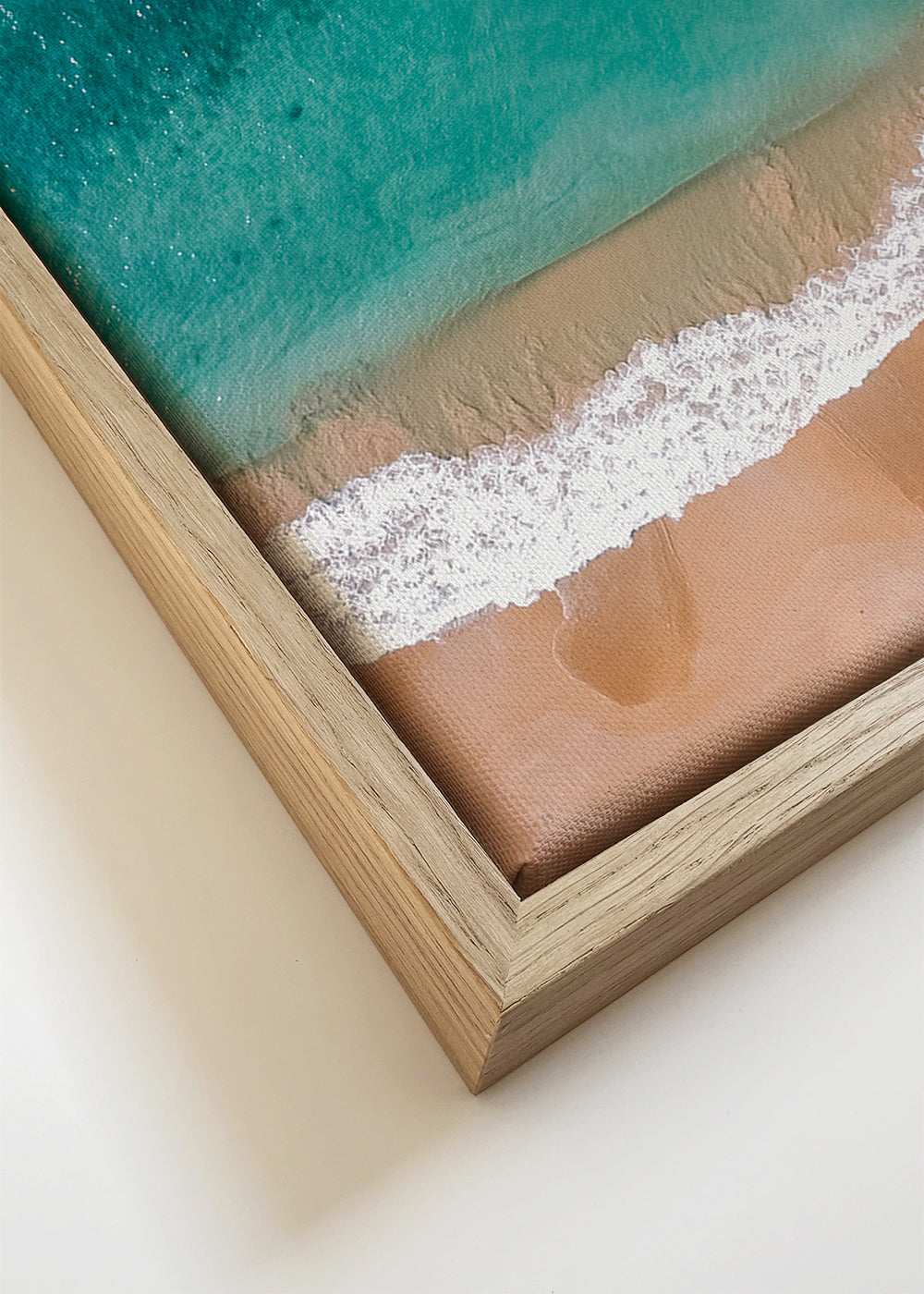 Arte paesaggistica: veduta aerea della spiaggia