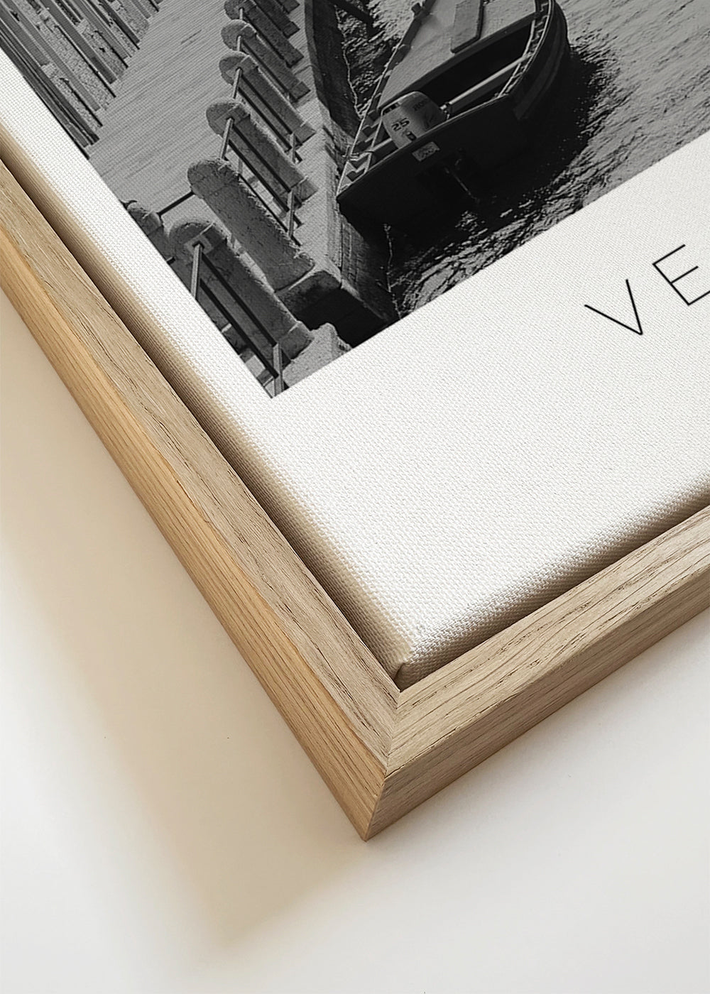 Poster di città — Canale di Venezia in bianco e nero