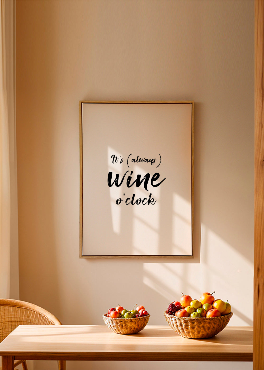 It's always wine o'clock