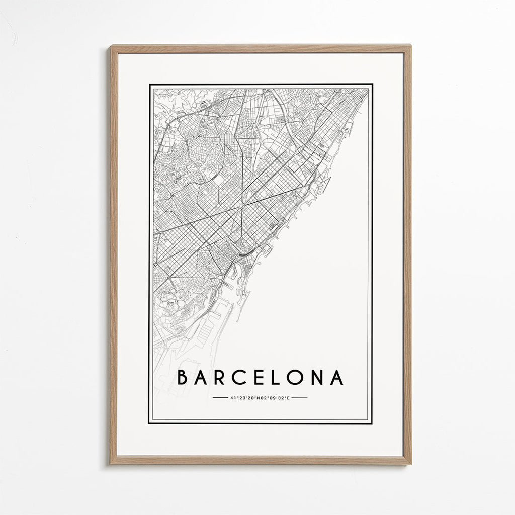 Barcelona map