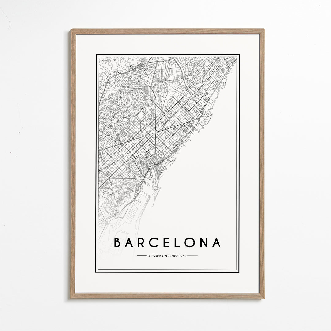 Barcelona map