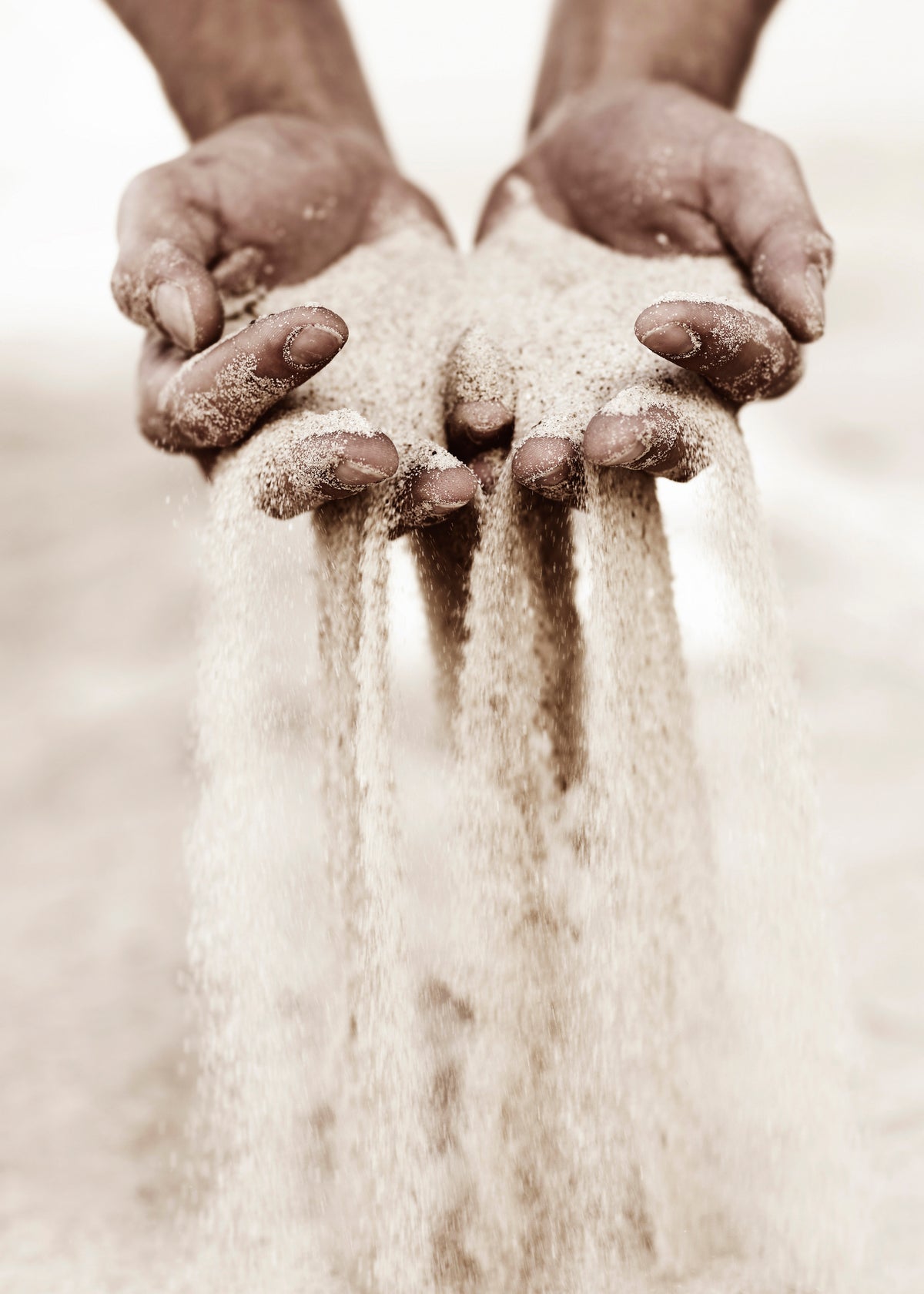 Falling sand - Unframed art print