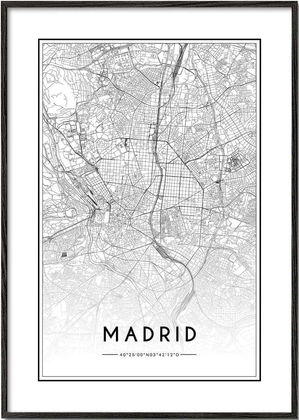 Madrid map