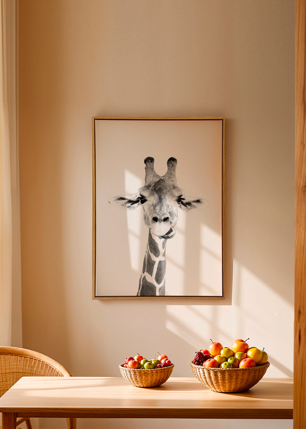 Baby giraffe