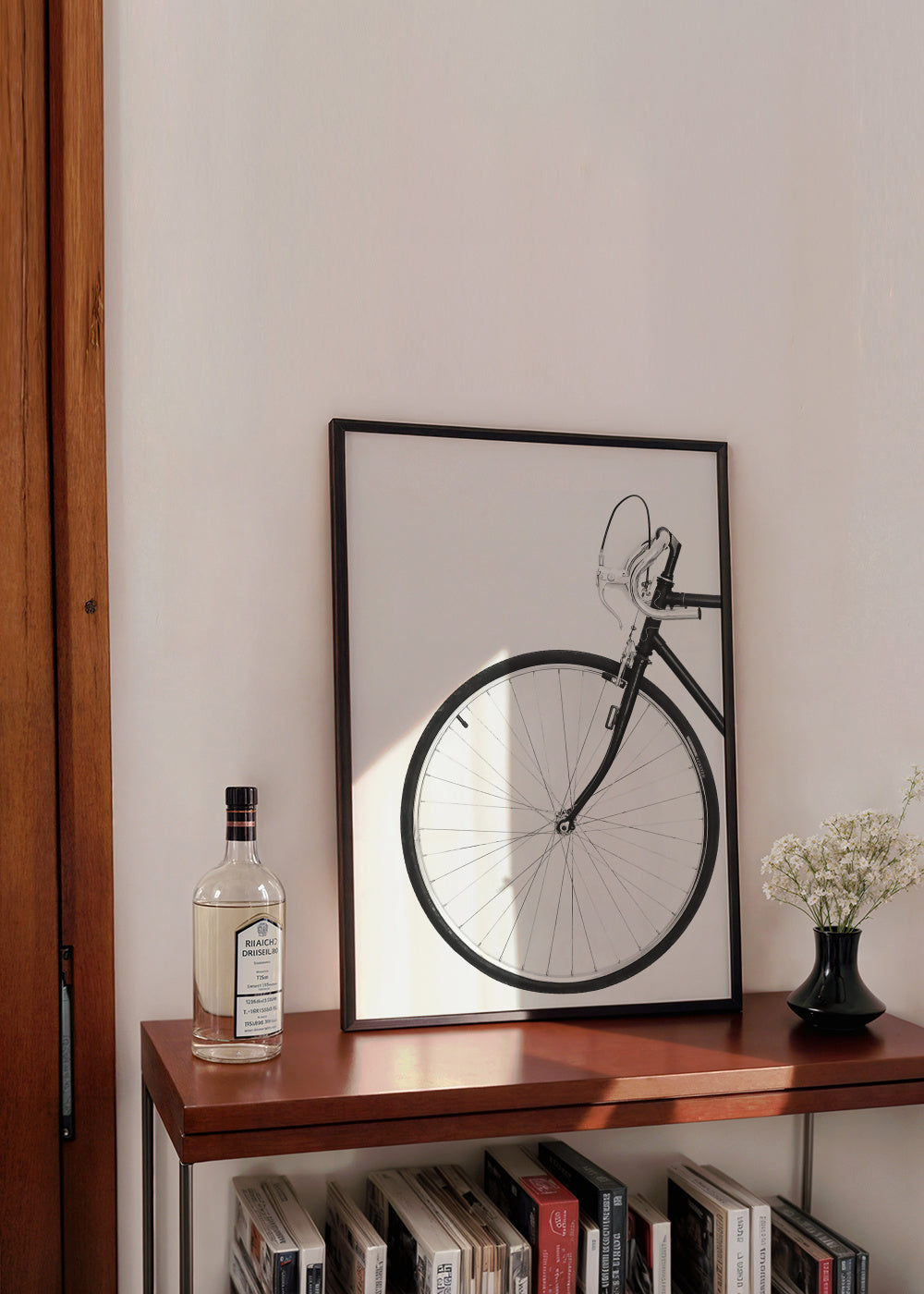 Minimal bicycle - Framed poster in an interior
