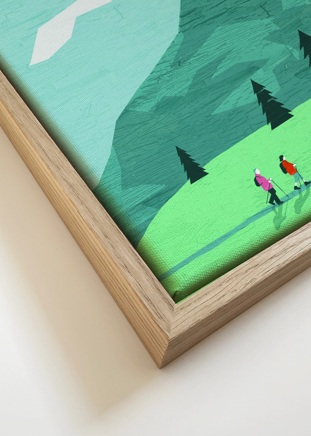 Allgäu - Framed canvas detail