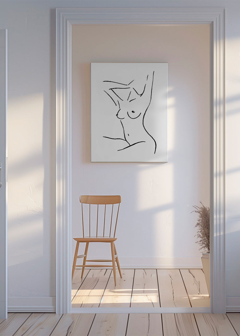 Body Sketch N 4 Black & White