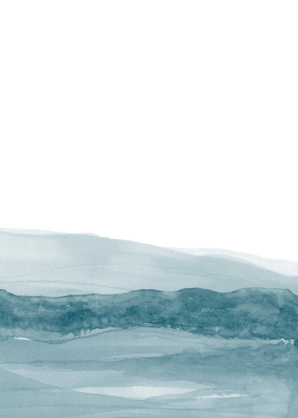 Watercolor Landscape N 21 - Unframed art print