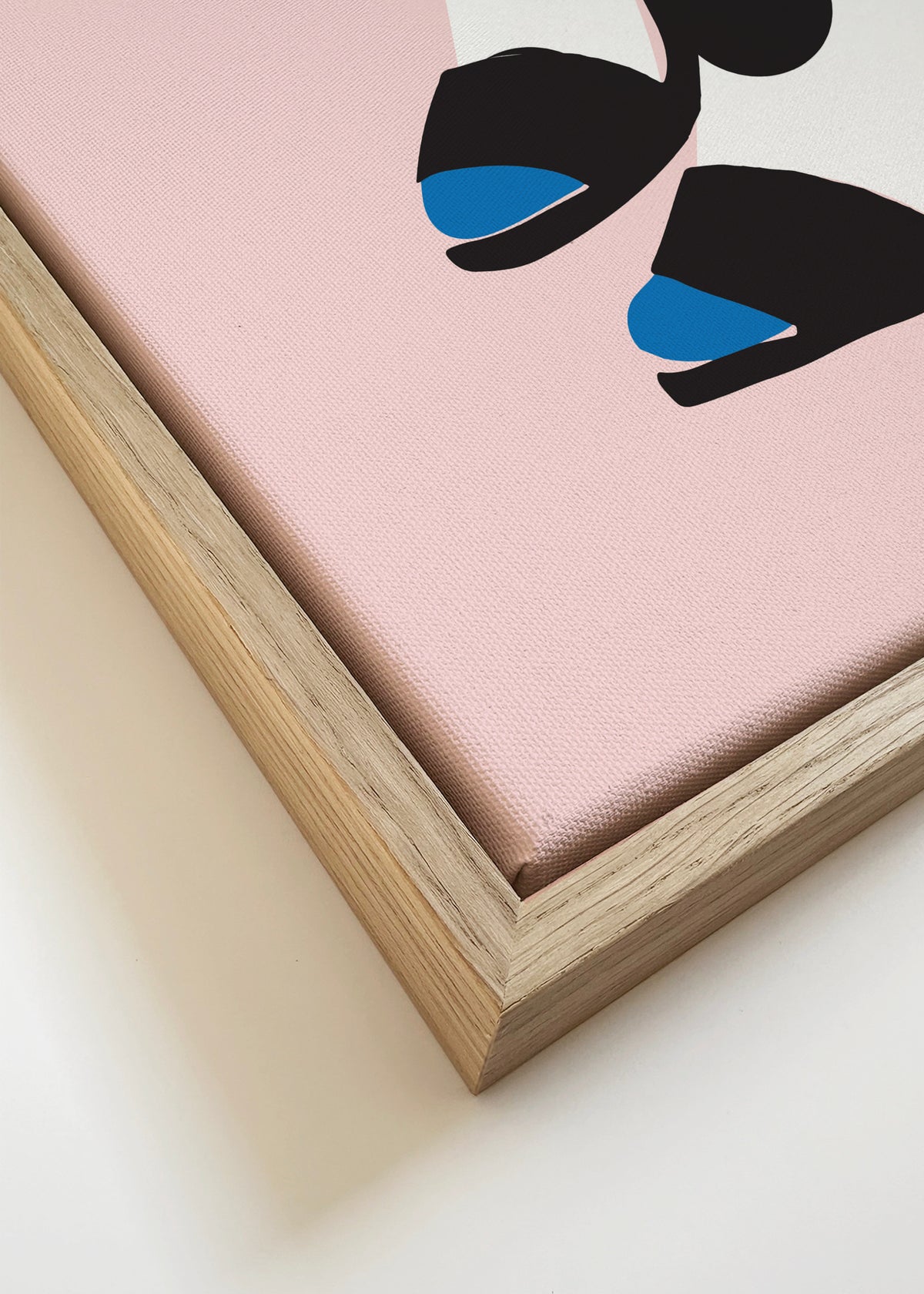 Socks and heels - Framed canvas detail