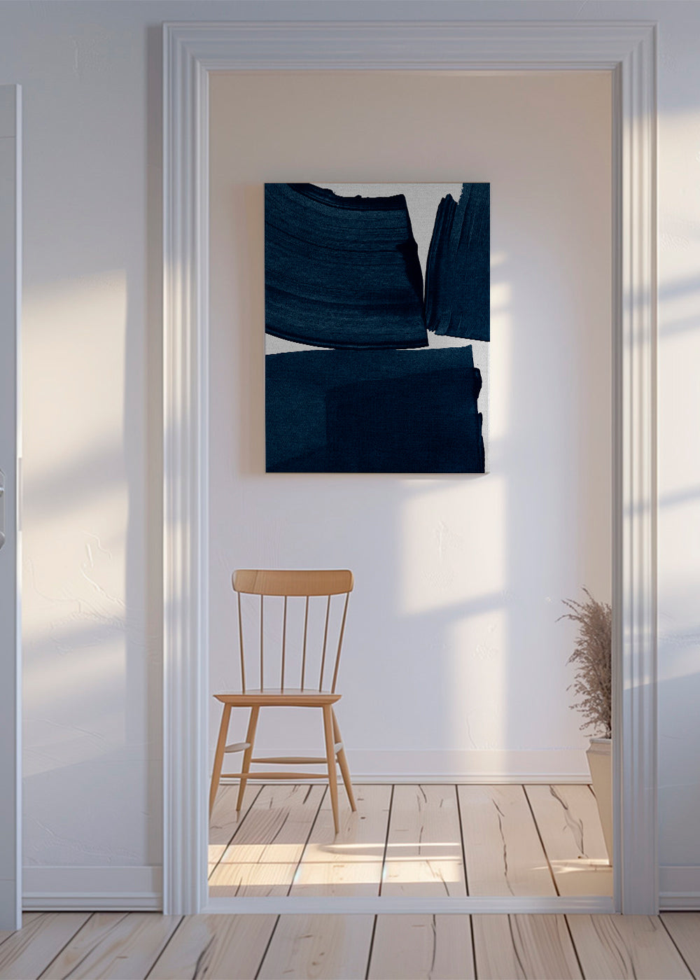 Minimalist Painting Blue I
