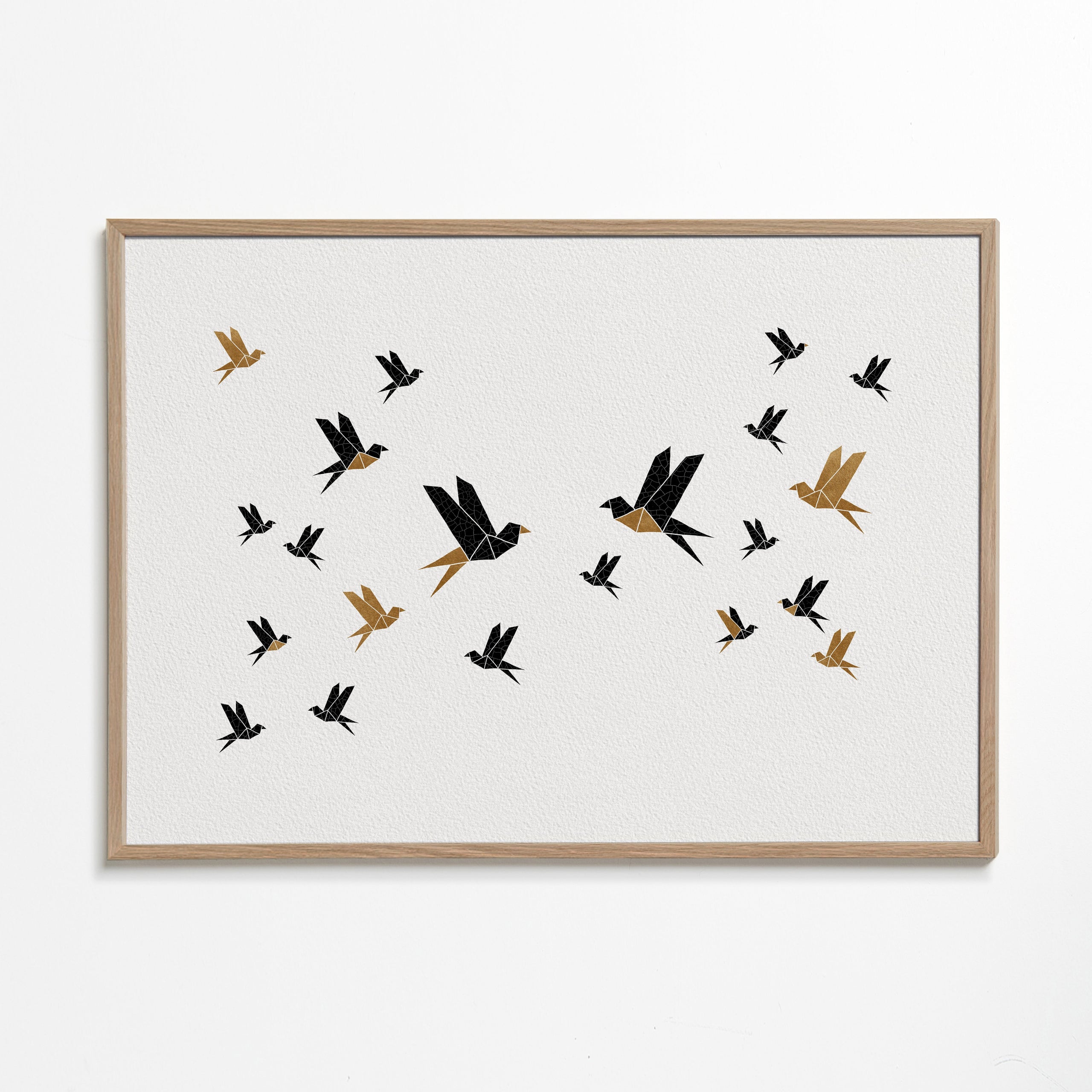 Origami Birds Collage III