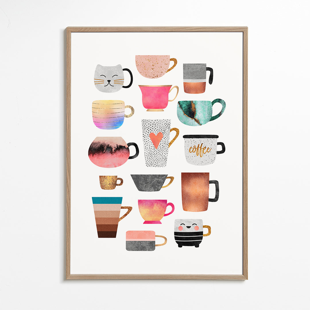 Coffee cup collection
