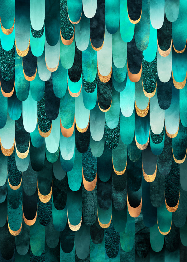 Feathered - Turquoise