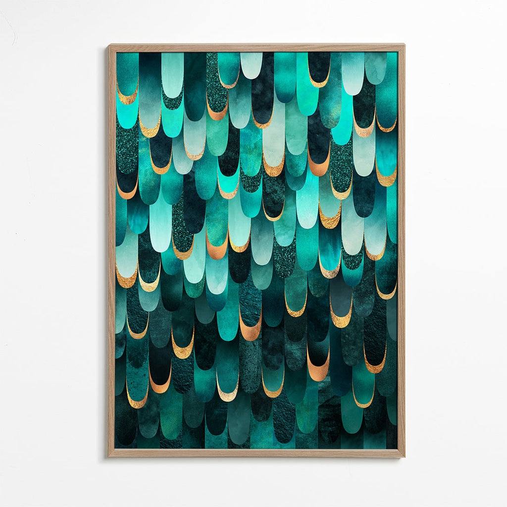 Feathered - Turquoise