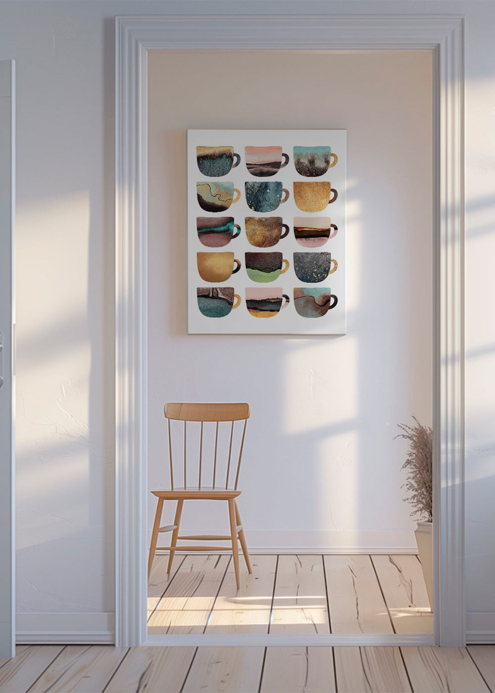 Pretty earthy coffee cups