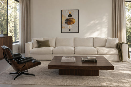 Sun and moon - Framed poster in an interior