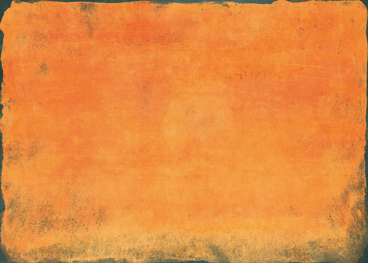Minimal Orange Abstract Colorfield Painting 01 - Unframed art print
