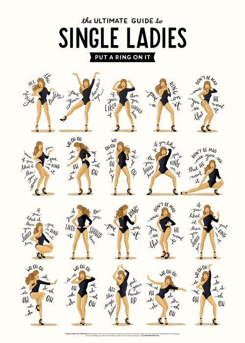 Single Ladies - Unframed art print