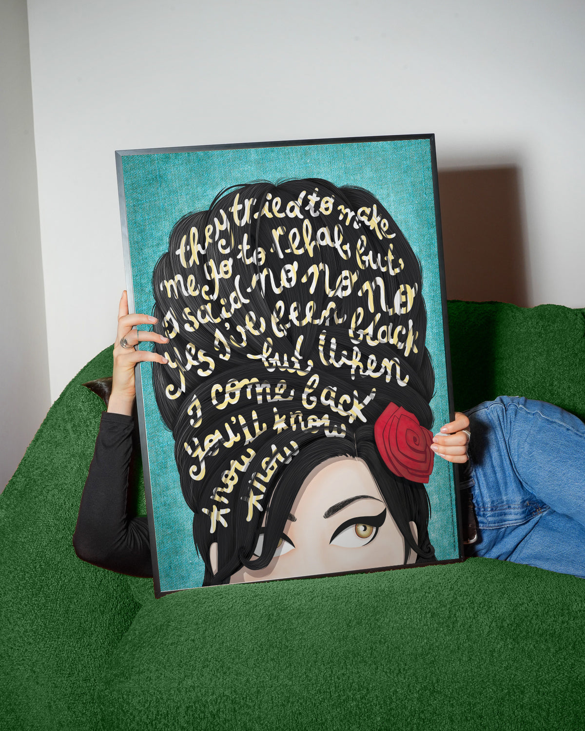 Rehab - Framed poster detail