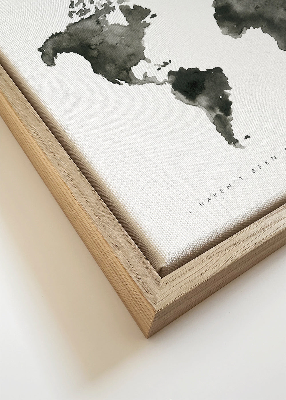 World map monochrome